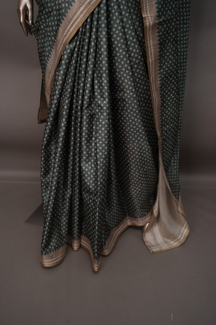 Semi-Tussar Saree TSA2442