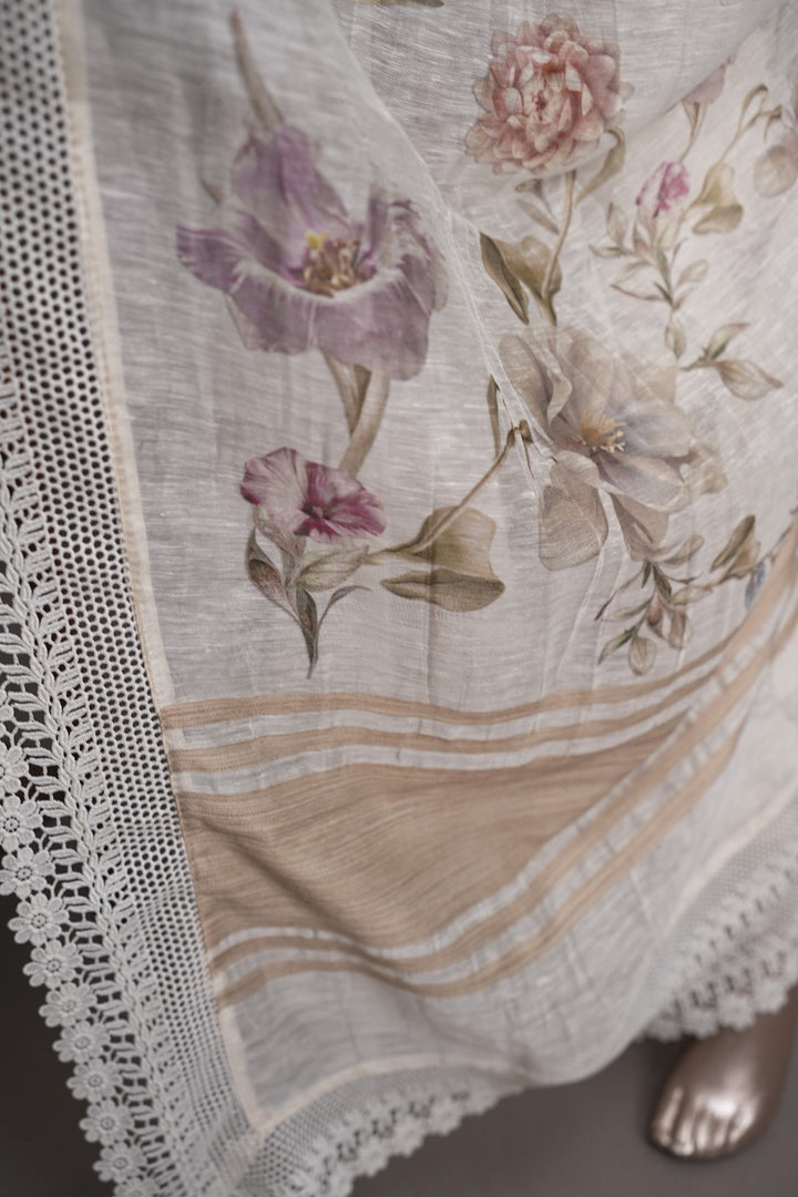Pure Linen Saree TSA2825