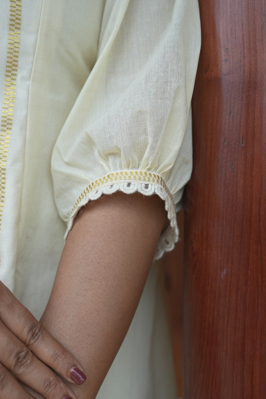 Striped Panel Kurta TKT2515
