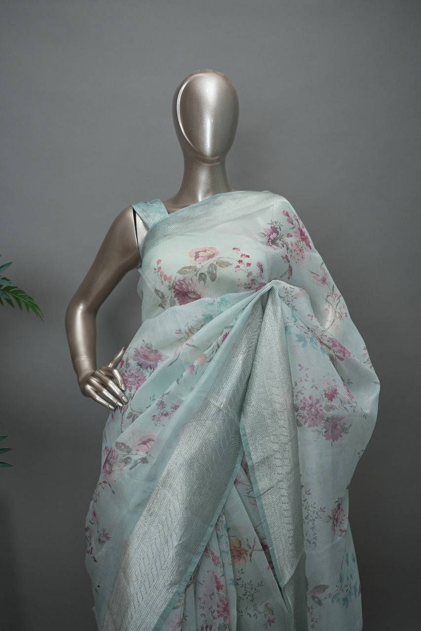 Organza Saree TSA3045