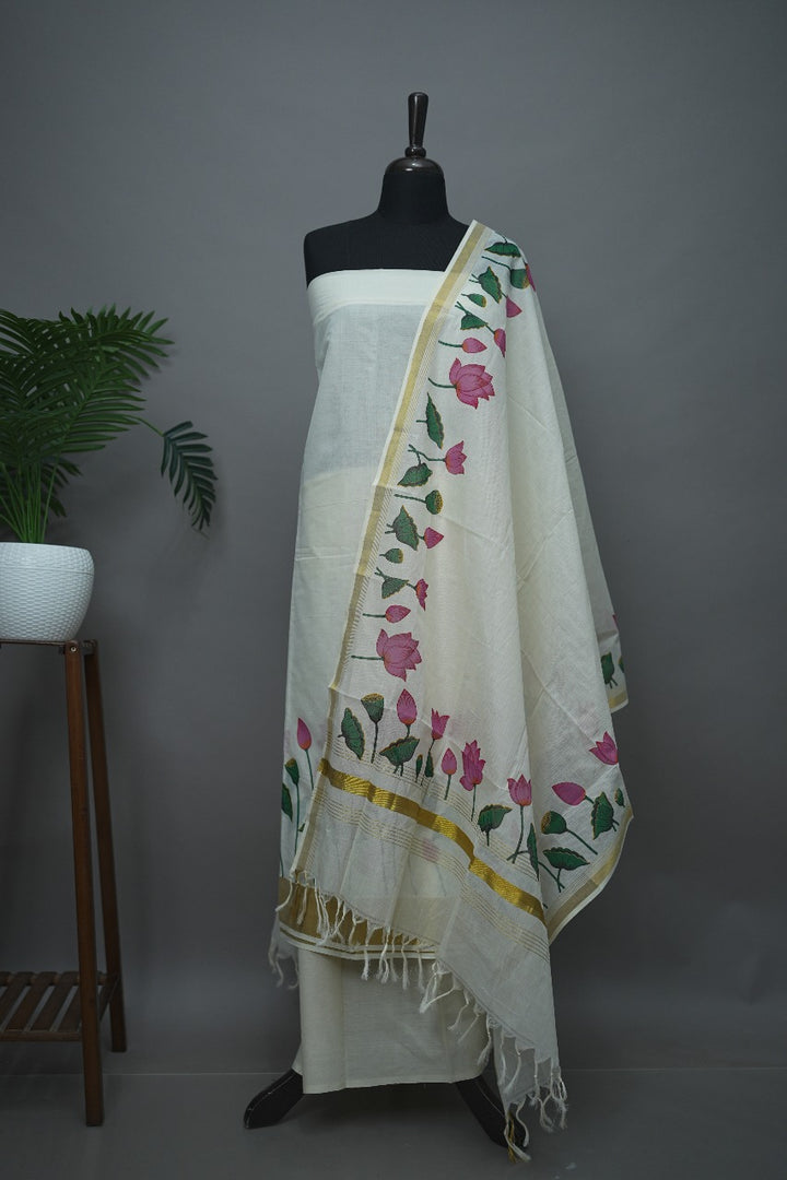 Kerala Cotton Onam Salwar TSS380