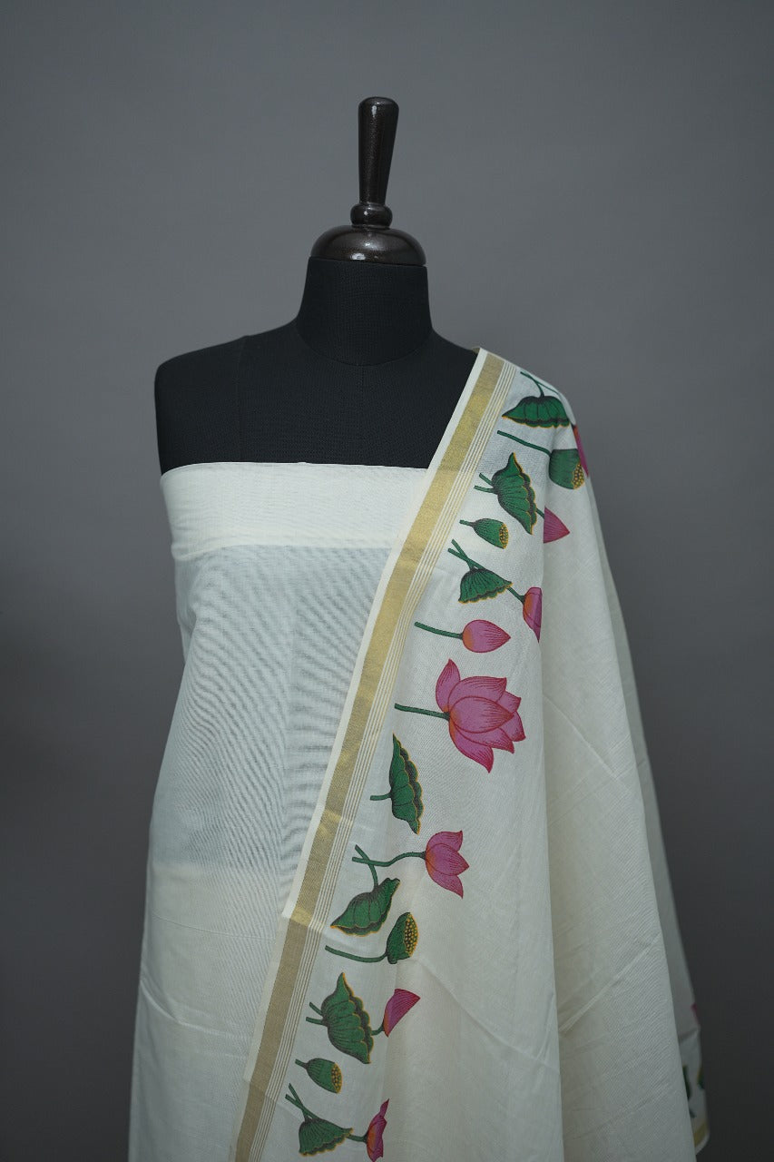 Kerala Cotton Onam Salwar TSS380