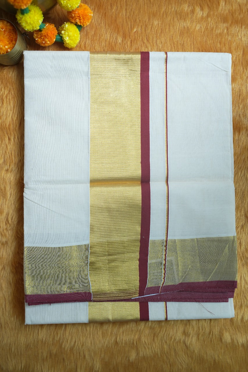 Kerala Cotton Saree TSA366