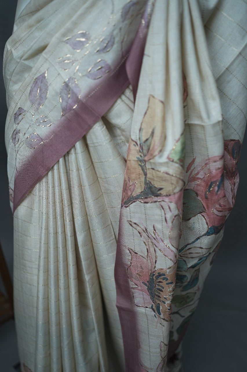 Art Tussar Saree TSA3077