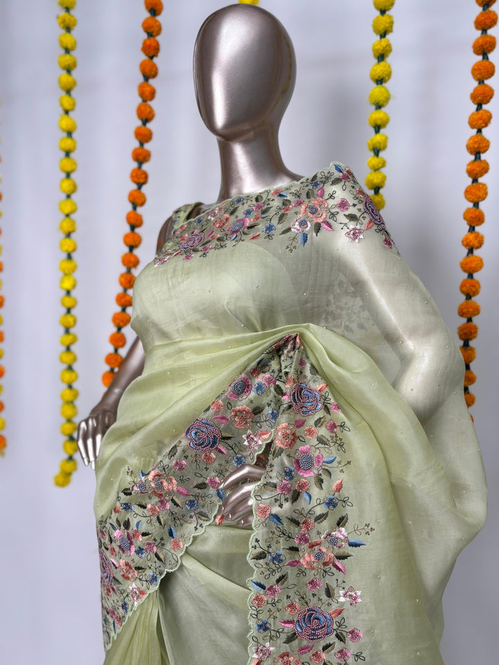 Organza Saree TSA3125