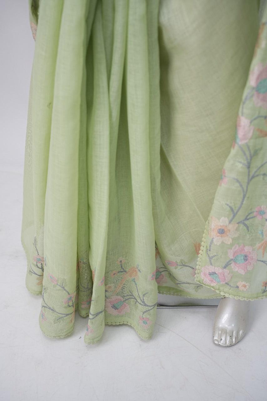 Art Linen Saree TSA3156