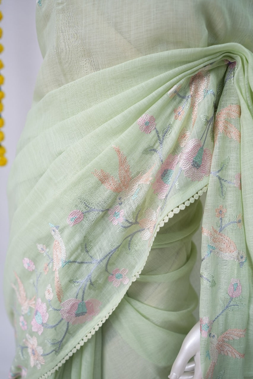 Art Linen Saree TSA3156