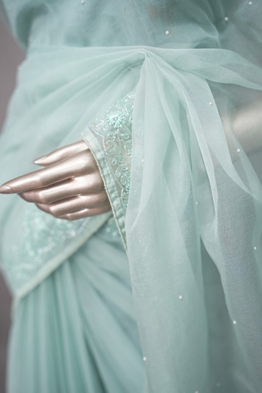 Organza Saree TSA386