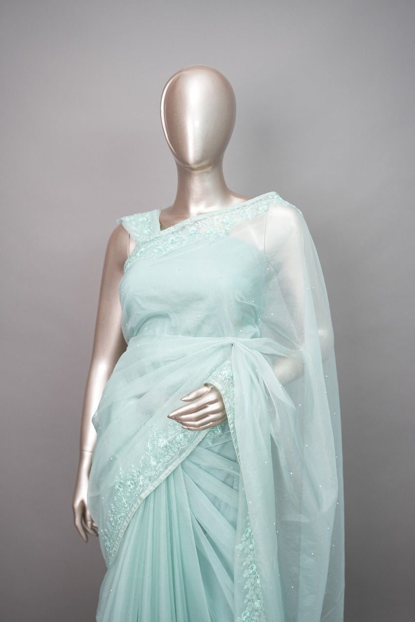 Organza Saree TSA386