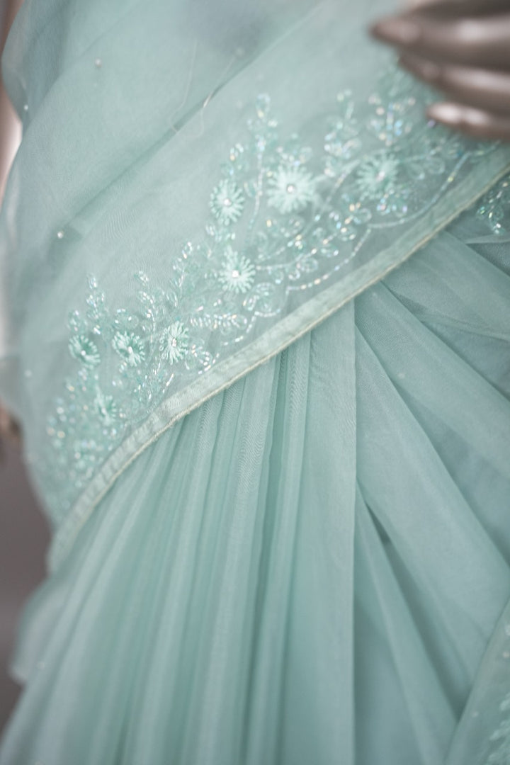 Organza Saree TSA386