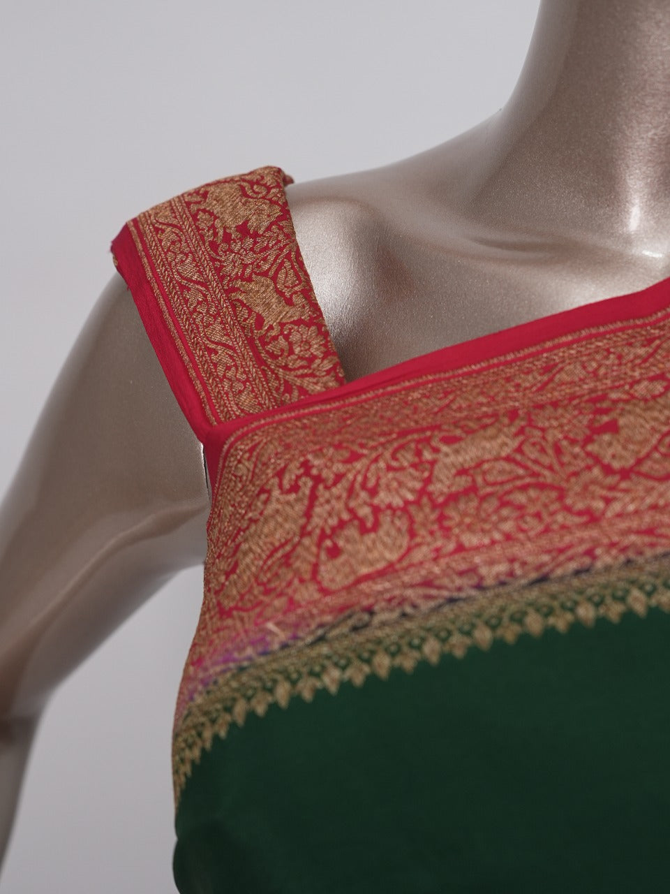 Georgette Banarasi Saree TSA3289