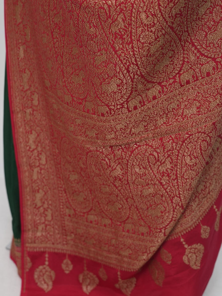 Georgette Banarasi Saree TSA3289