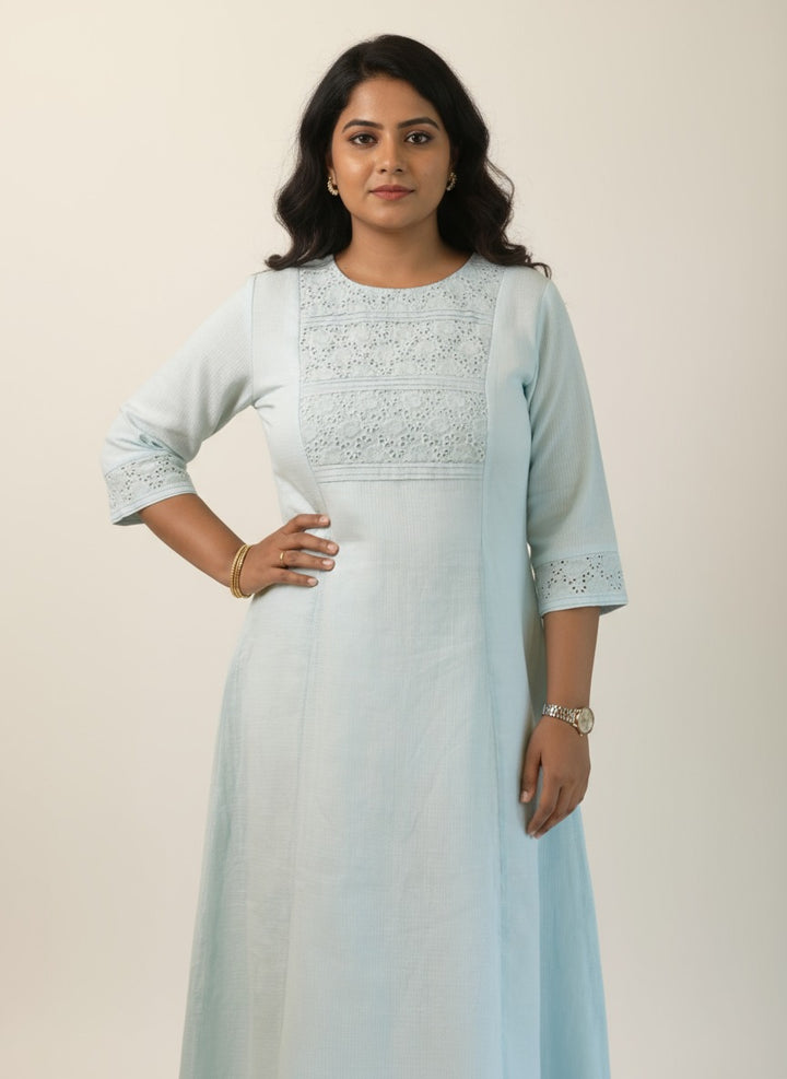 A- line kurta TKT1010