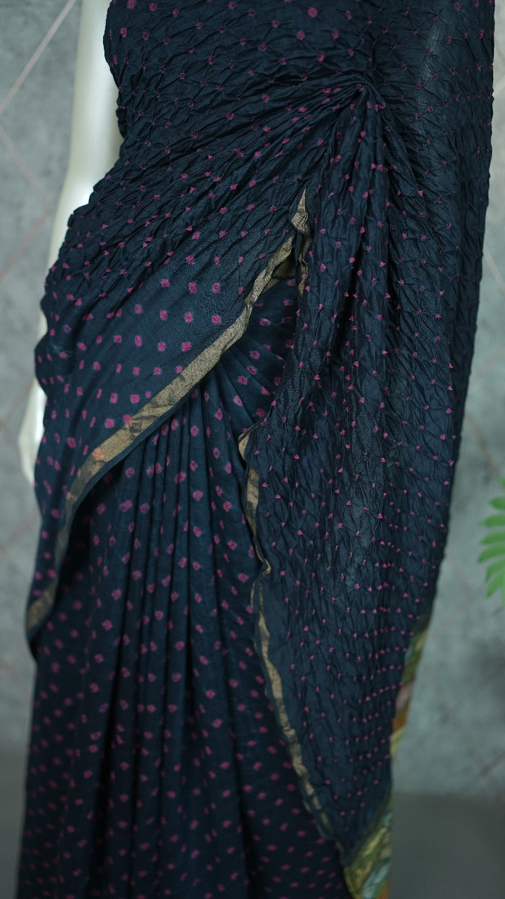 Mul Chanderi Saree TSA3586