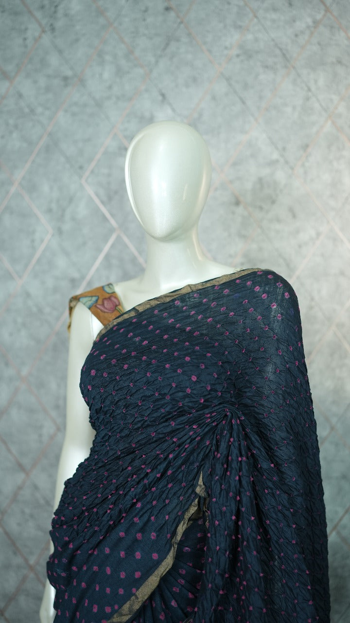 Mul Chanderi Saree TSA3586