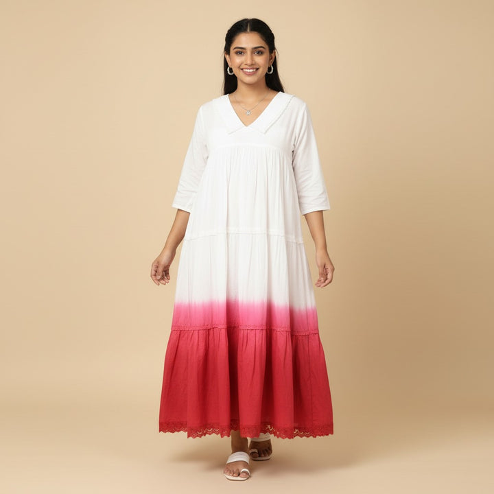 A-Line Tier Dress TFR3002