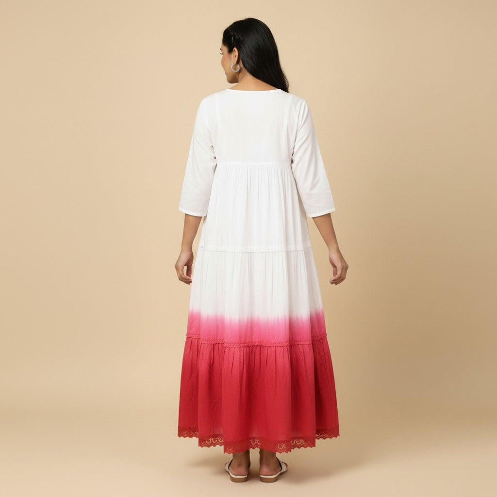 A-Line Tier Dress TFR3002