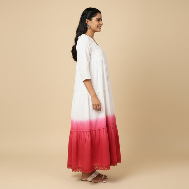 A-Line Tier Dress TFR3002