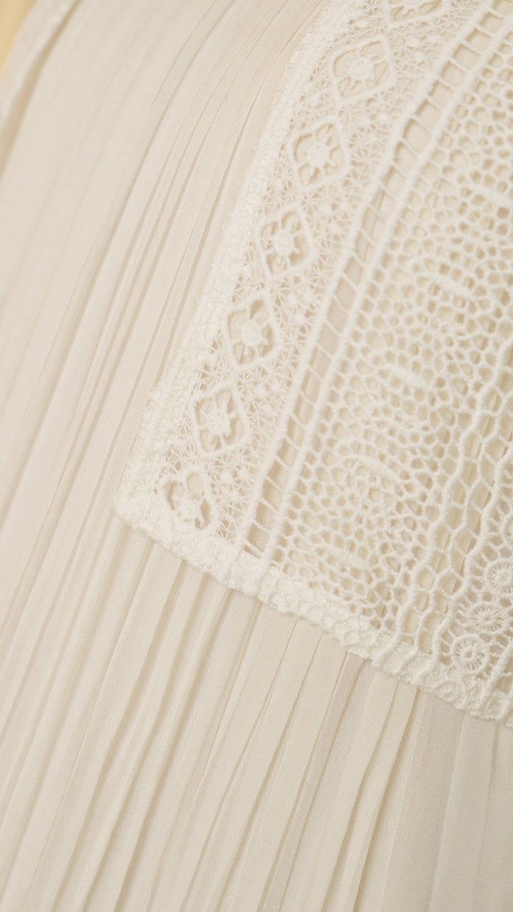 A-Line Pleated Dress TFR3004