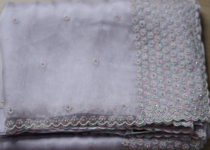 Tissue Organza Saree TSA3634