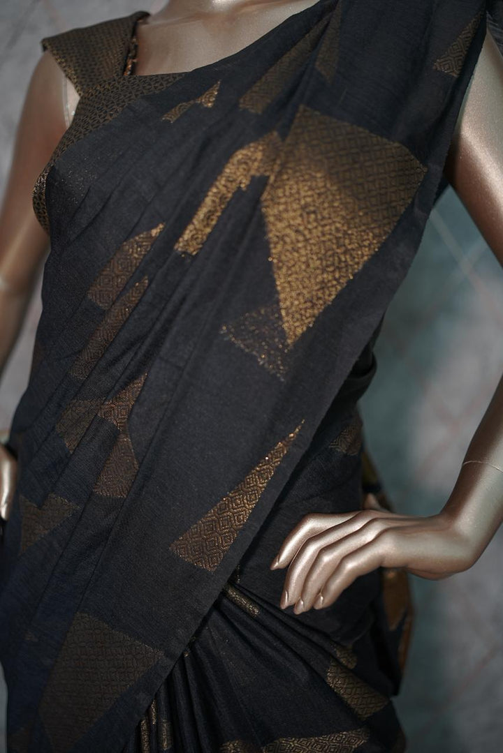 Linen Cotton Saree TSA3686
