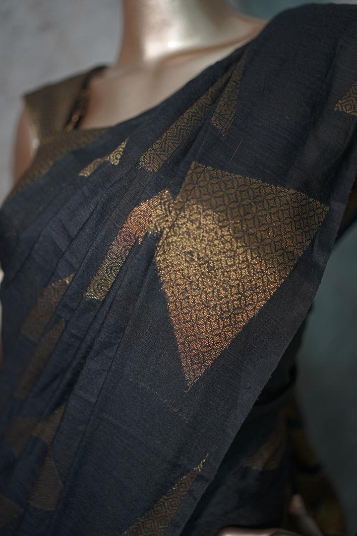 Linen Cotton Saree TSA3686