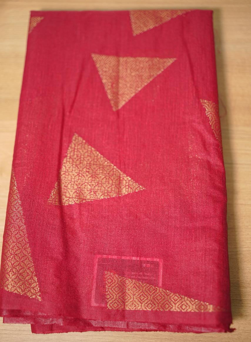Linen Cotton Saree TSA3686