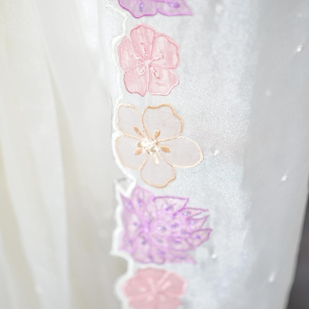 Glass Organza Saree TSA3819