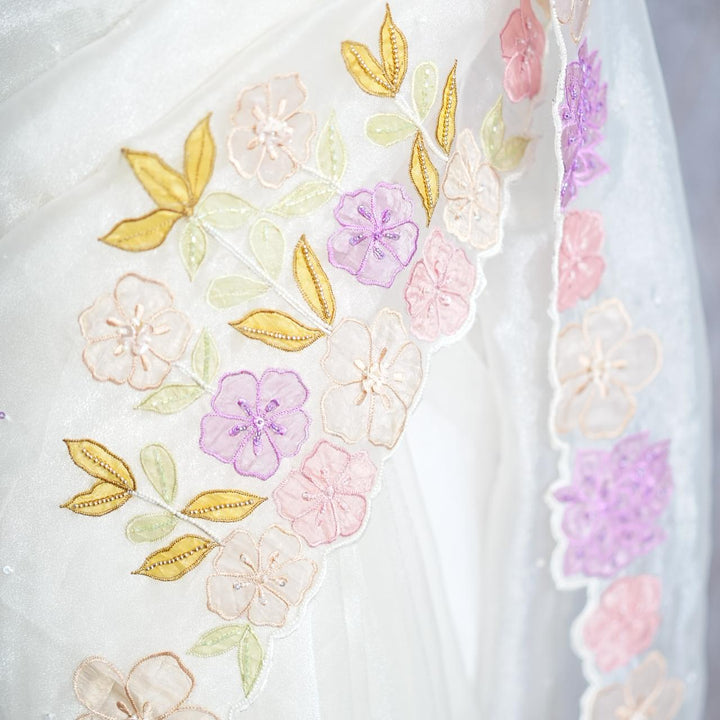 Glass Organza Saree TSA3819