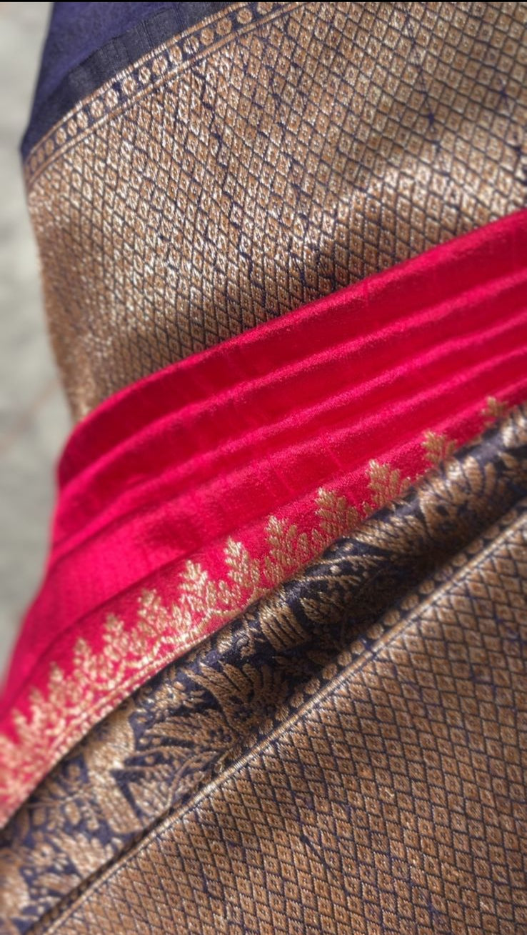 Tussar Silk Saree TSA3826