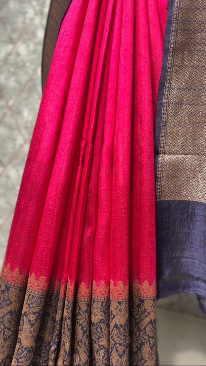 Tussar Silk Saree TSA3826