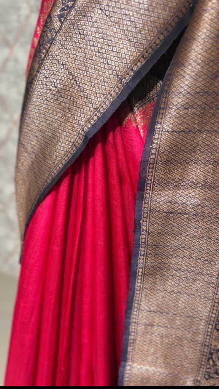 Tussar Silk Saree TSA3826