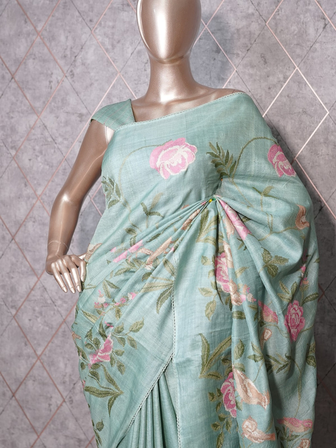 Desi Tussar Saree TSA3876