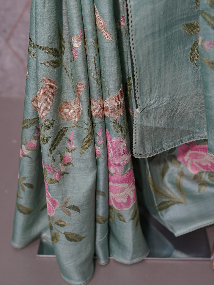 Desi Tussar Saree TSA3876