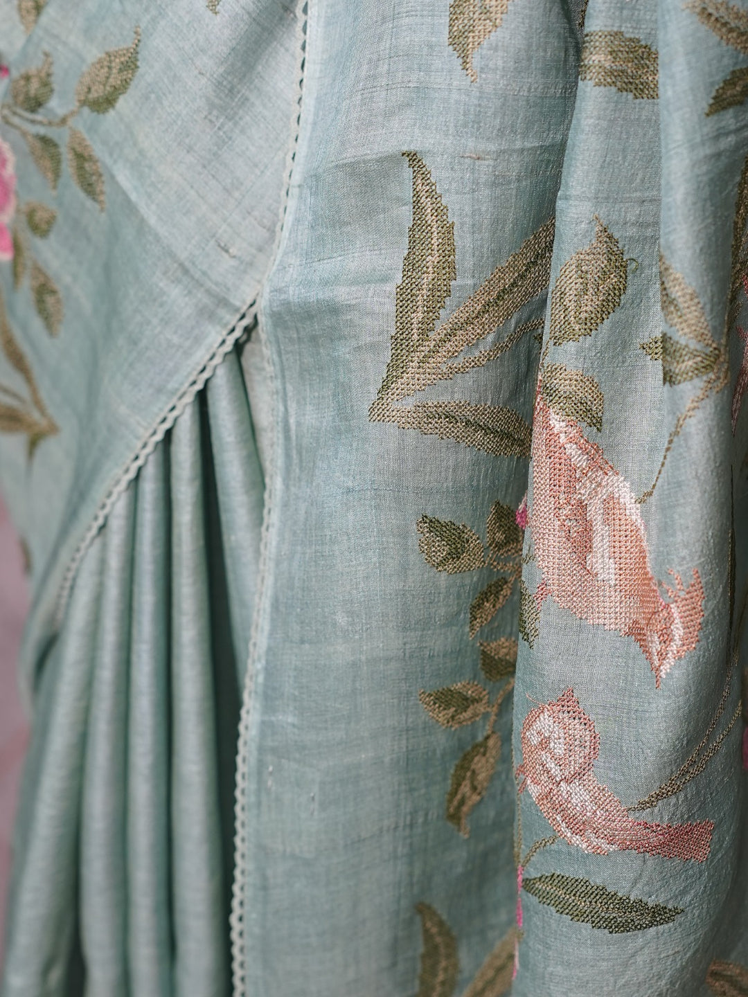 Desi Tussar Saree TSA3876