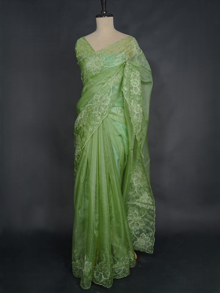Nylon Organza Saree TSA3930