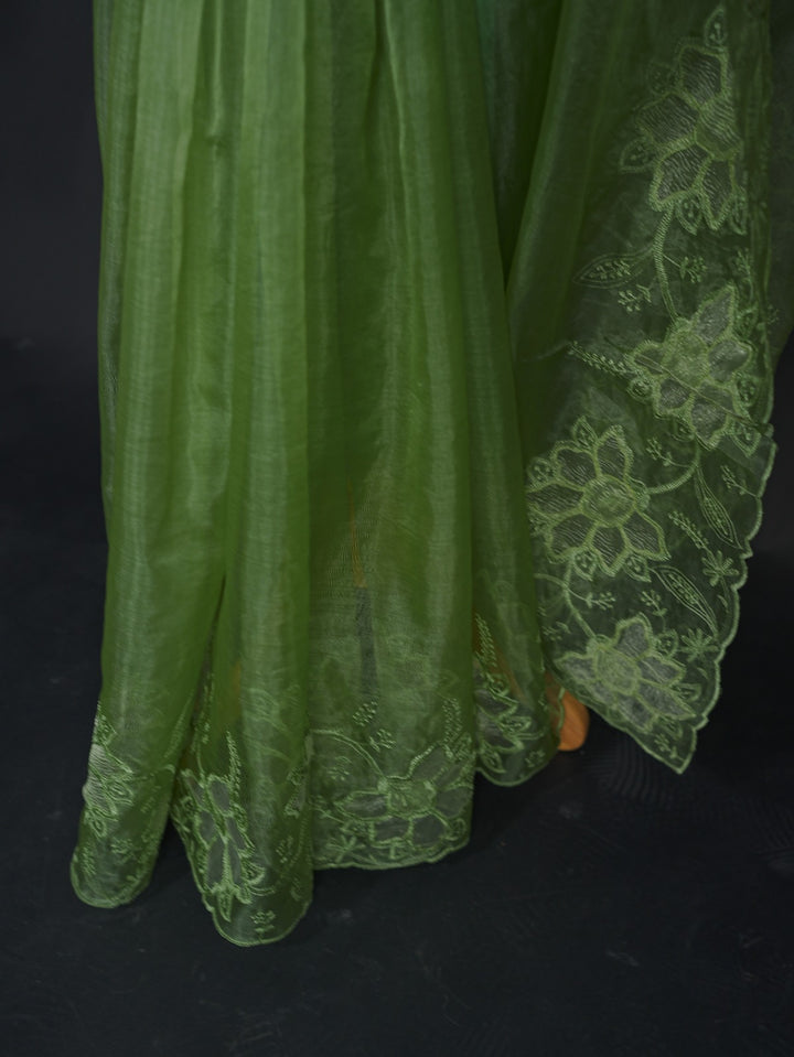 Nylon Organza Saree TSA3930