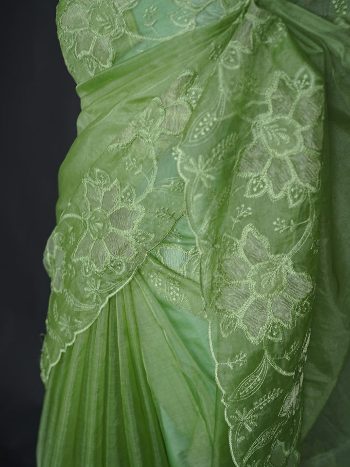Nylon Organza Saree TSA3930