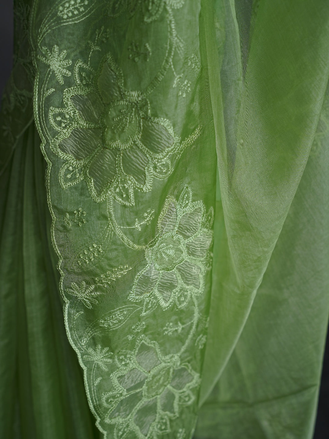 Nylon Organza Saree TSA3930