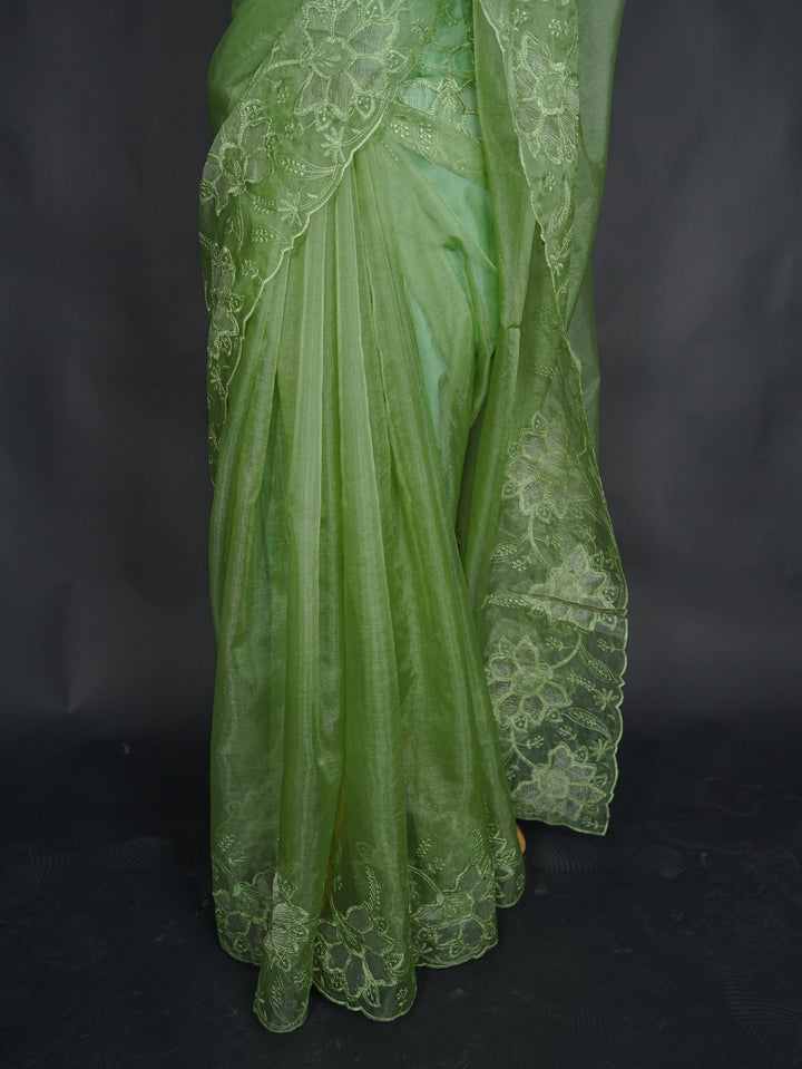 Nylon Organza Saree TSA3930
