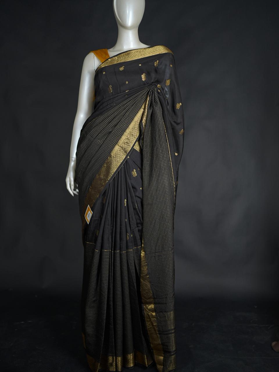 Semi-Silk Saree TSA3938