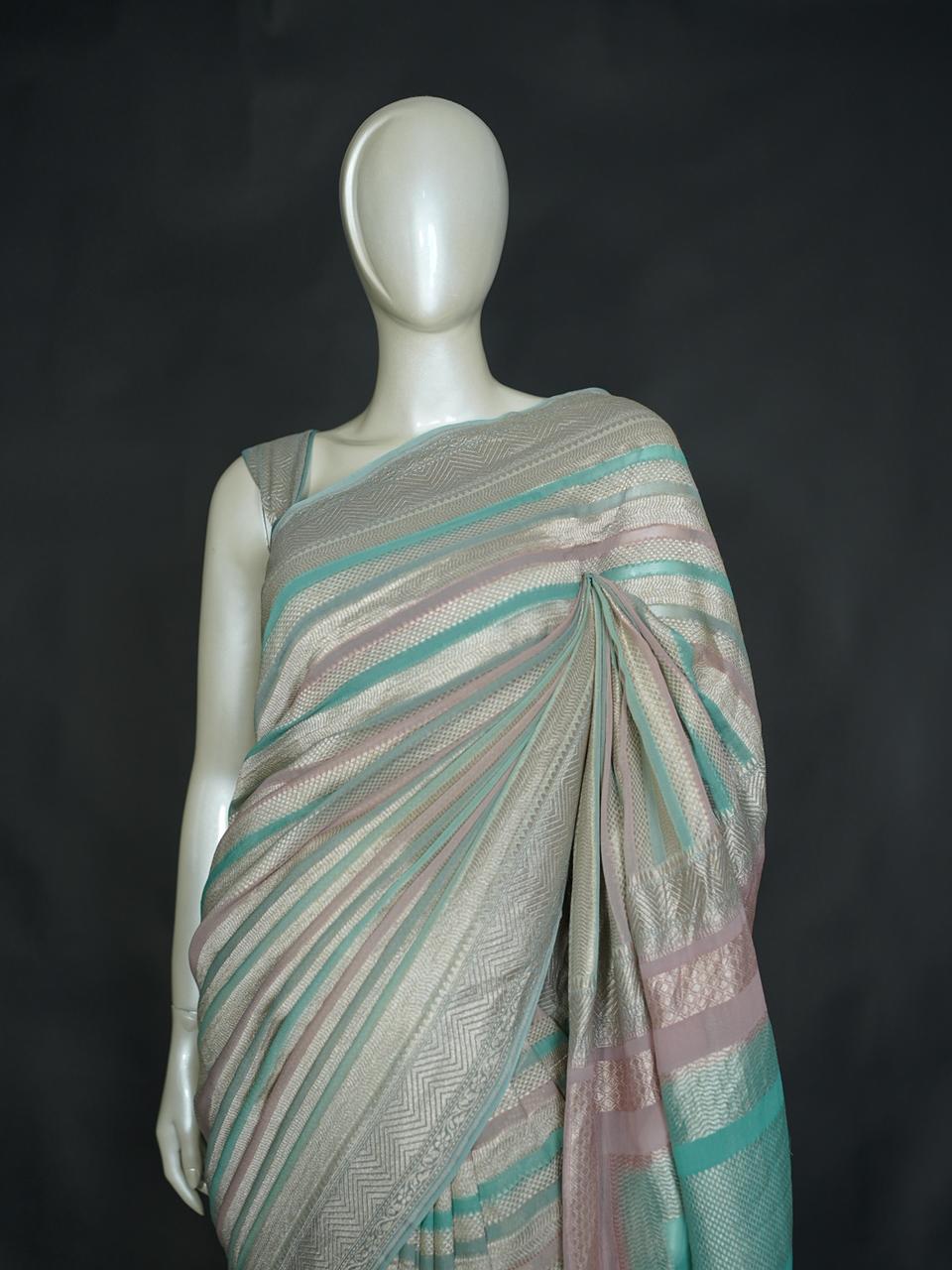 Banarasi Georgette Saree TSA3947