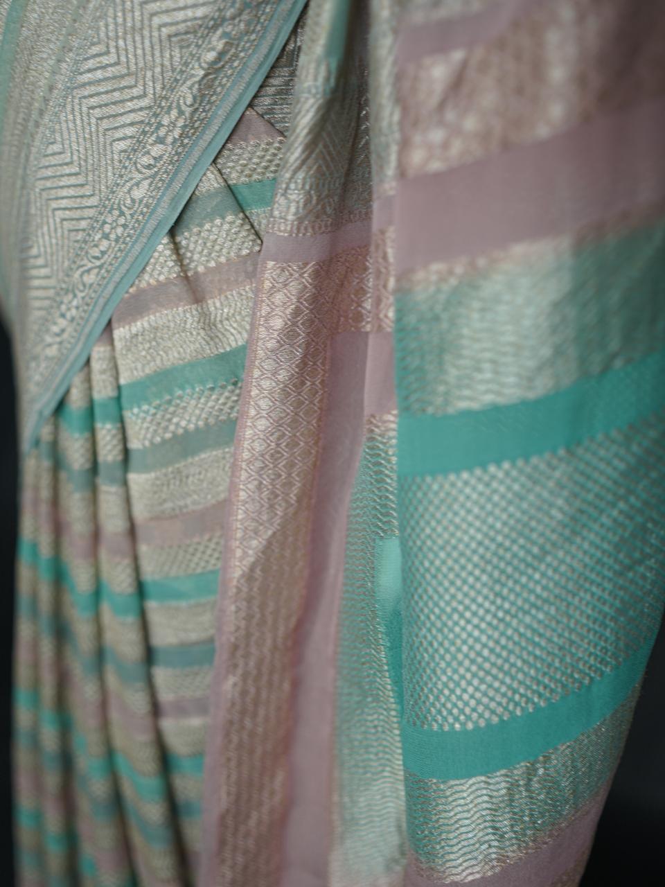 Banarasi Georgette Saree TSA3947