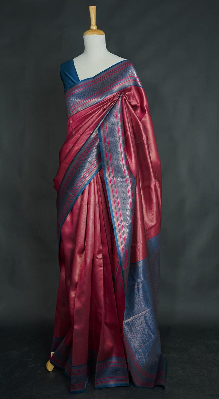 Semi-Silk Saree TSA3955