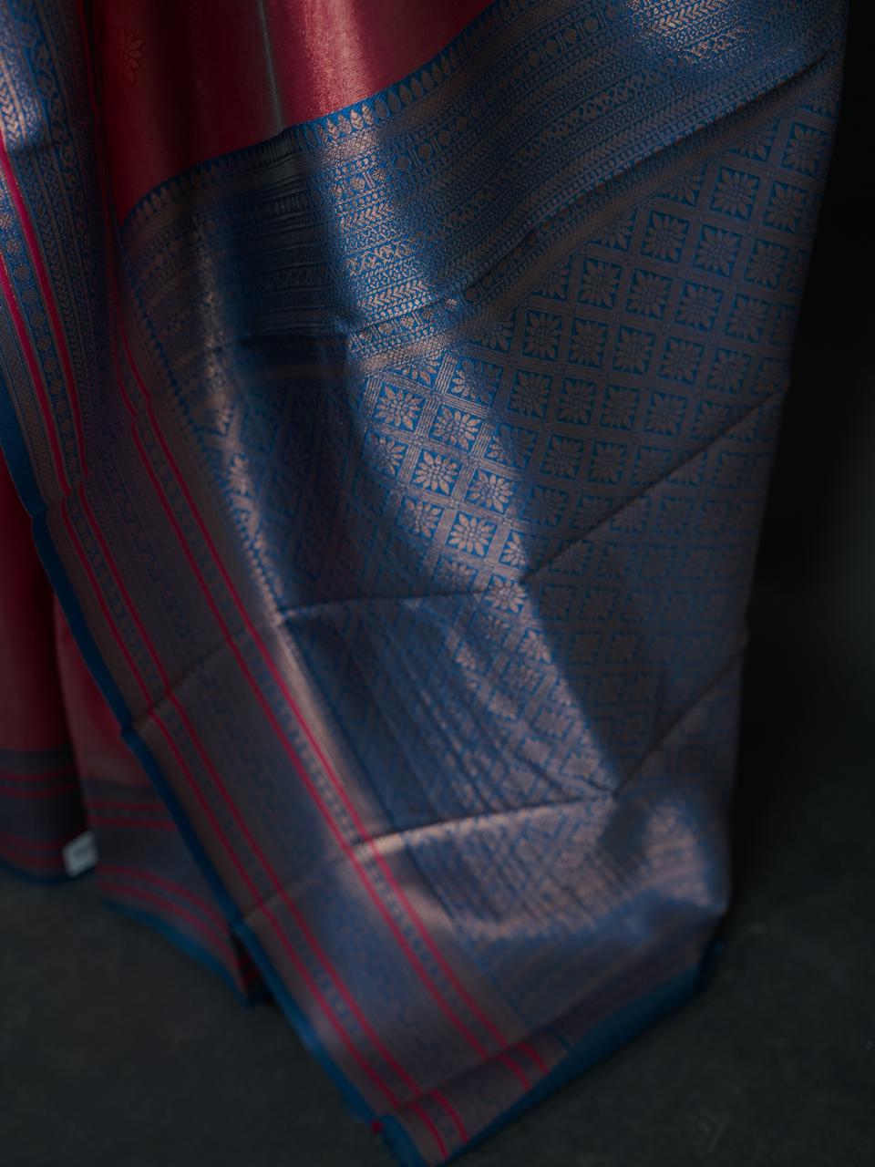 Semi-Silk Saree TSA3955