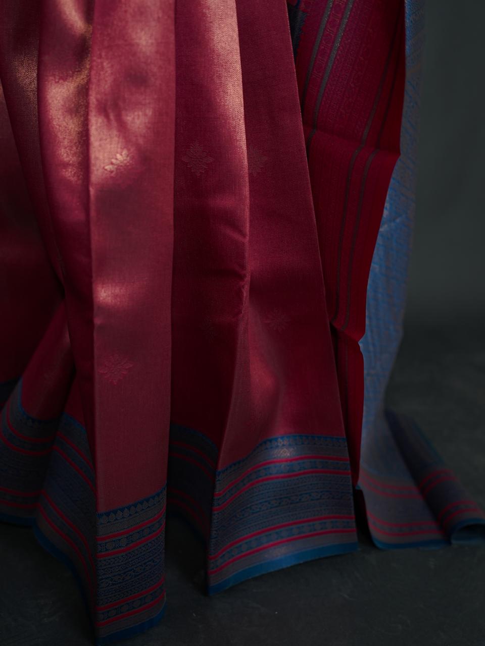 Semi-Silk Saree TSA3955