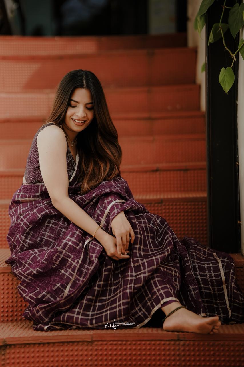 Organza Saree TSA419