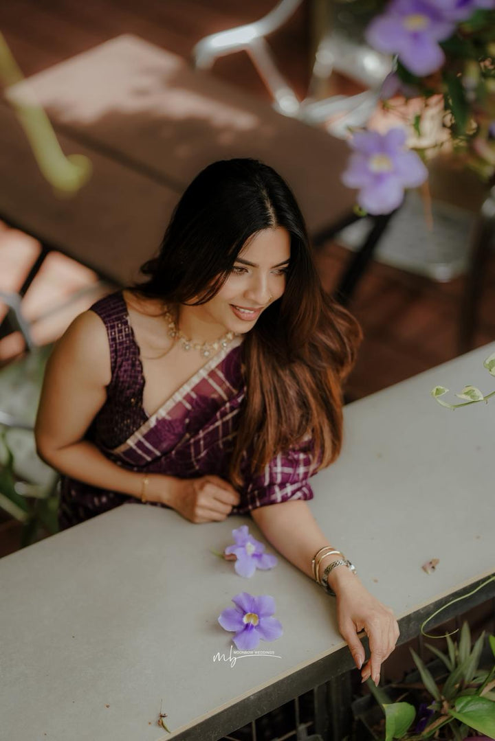 Organza Saree TSA419