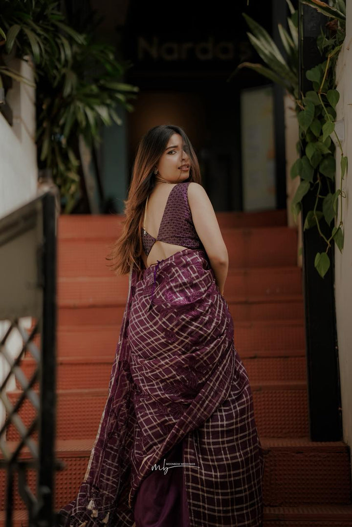 Organza Saree TSA419