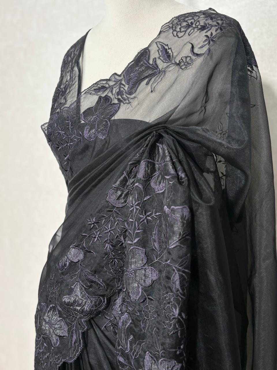 Organza Saree TSA4038